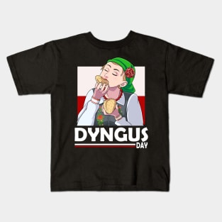 Dyngus Day Polish Girl Loves Pierogies Kids T-Shirt